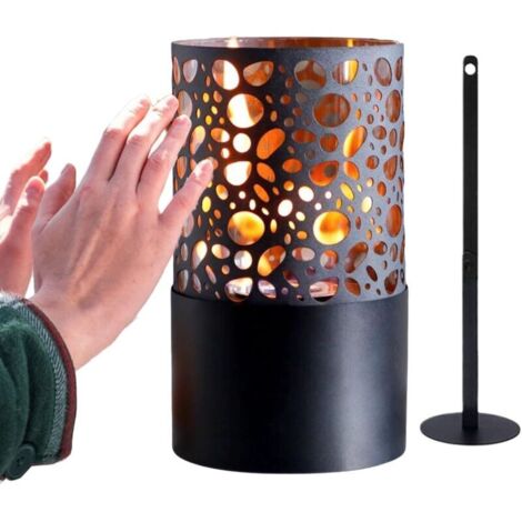 Lampe À Brûleur À Éthanol - Portable Design Creux En Fer Double Couche Décor - Brûleur À Éthanol De Table,Pour Thanksgiving Fête D'Anniversaire