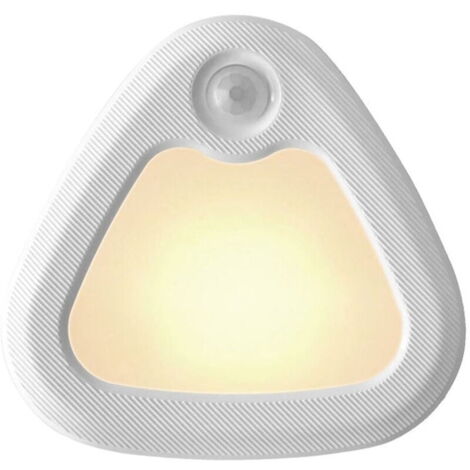 Lampe à détecteur de mouvement, lampe à détecteur de corps humain intelligente, veilleuse à piles, lampe de chevet d'armoire, lampe de chevet, lampe à capteur