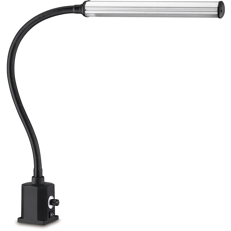 Lampe à diodes universelle sur bras flexible IP20 - alimentation 100 – 260 V, avec pied magnétique