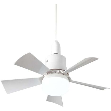 Lampe à fans divisée amovible E27 tête à une mémoire de temporisation de lumière variable à 3 couleurs infiniment dimmable avec télécommande