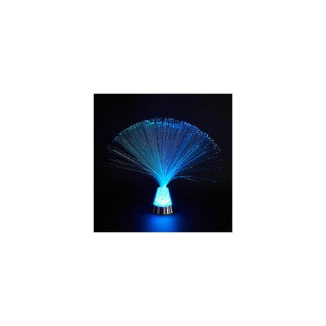 Jadpes lampe fibre optique, Chaîne Lumineuse à LED 32w Fibre Optique Source  de lumière 85-265v, 32W RGB LED Twinkle LED Fibre Optique Star Kit de