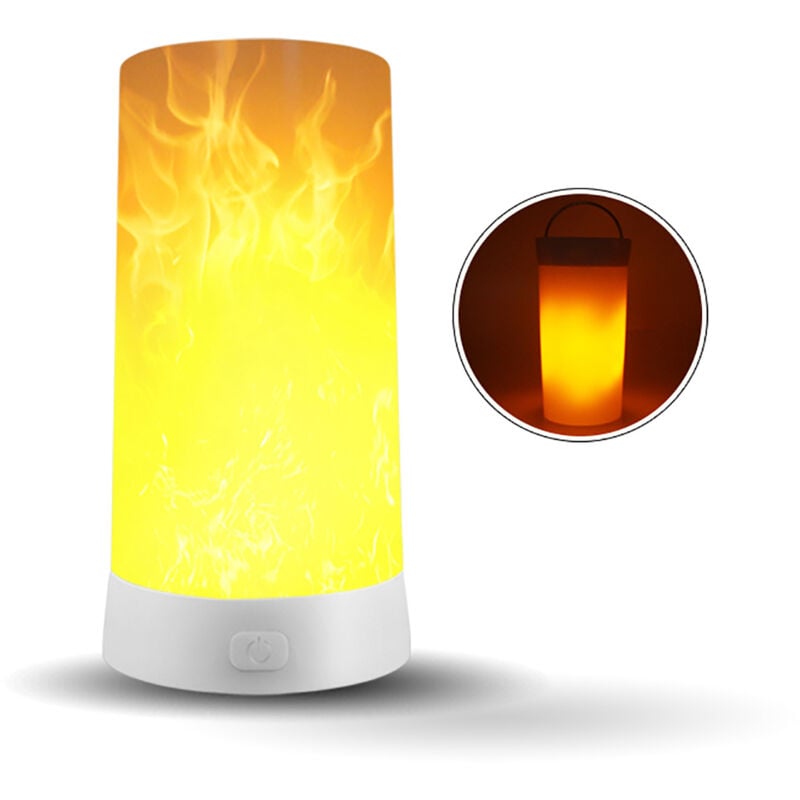 Lampe à flamme LED avec télécommande
