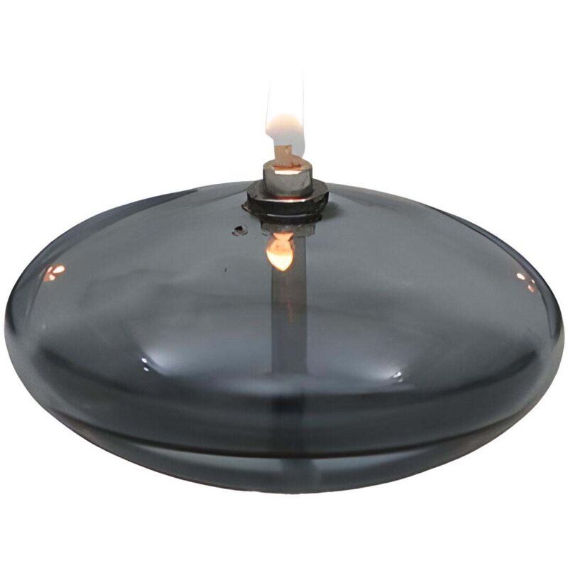 Lampe à huile en verre Ellipse 6 x 10 cm
