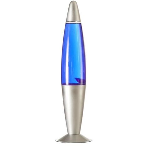 Lampe à Lave - CELLUSTOP - Lampe Magma - Bleu - 34 cm - 2 Ampoules R39 incluses