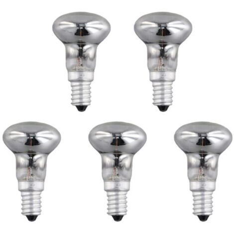 Lampe à Lave de Remplacement E14 R39 30W Projecteur à Visser Ampoule RéFlecteur Clair Spot Ampoules Lave à Incandescence 5 PièCes
