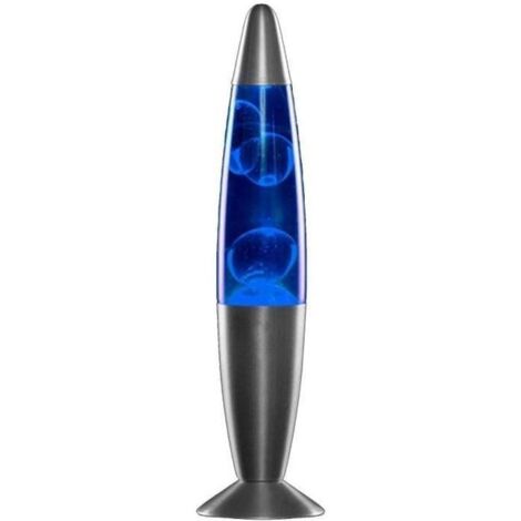 Lampe à lave (lampe de table) - CELLUSTOP - Vintage - Bleu - Rétro - Classe A+++