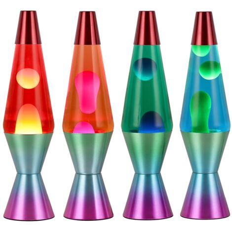 Lampe à lave multicolore vintage, décoration rétro, éclairage d'ambiance, idéale pour la maison et le bureau, 4 modèles.