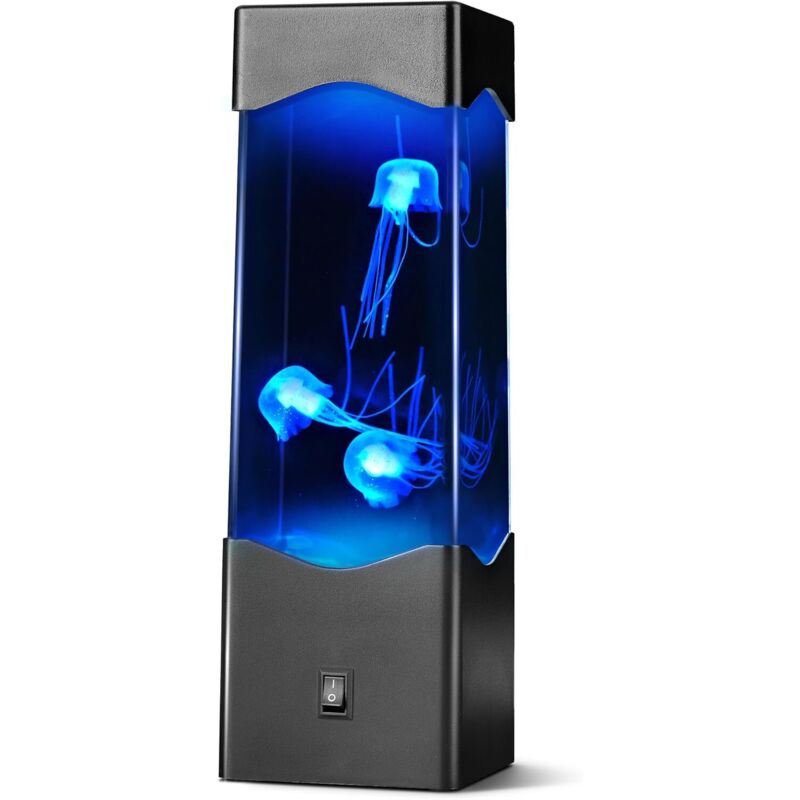 Lampe à lave pour méduses, lampe d'aquarium multicolore pour enfants et adultes, lampe à lumière pour méduses, cadeaux de Noël pour enfants et adultes