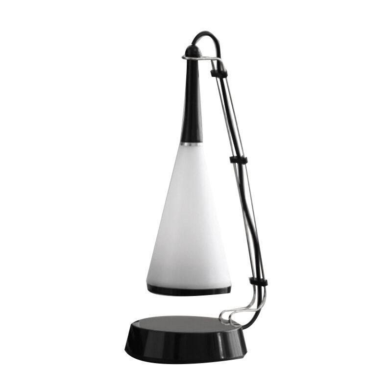 Lampe à LED Capteur de Pression Lecteur Musique Bluetooth Bureau ÉClairage Table Charge CC Lampes Livre D'éTudiant (Noir)