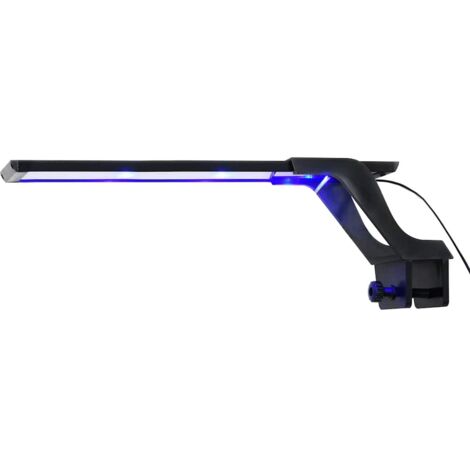 Lampe à LED d'aquarium avec pince 35-55 cm Bleu et blanc CFW13063