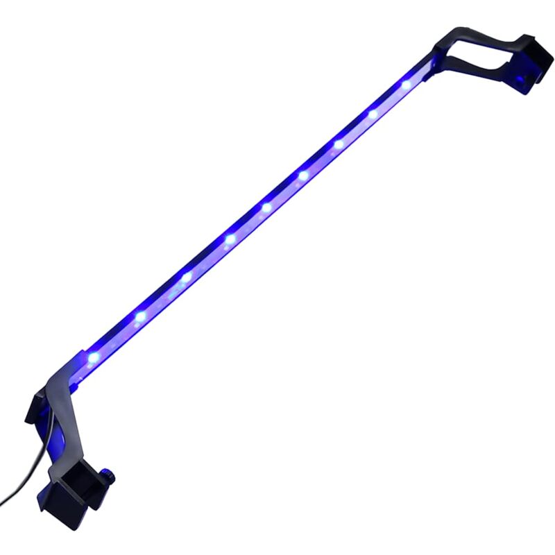 Lampe à LED d'aquarium avec pinces 75-90 cm Bleu et blanc