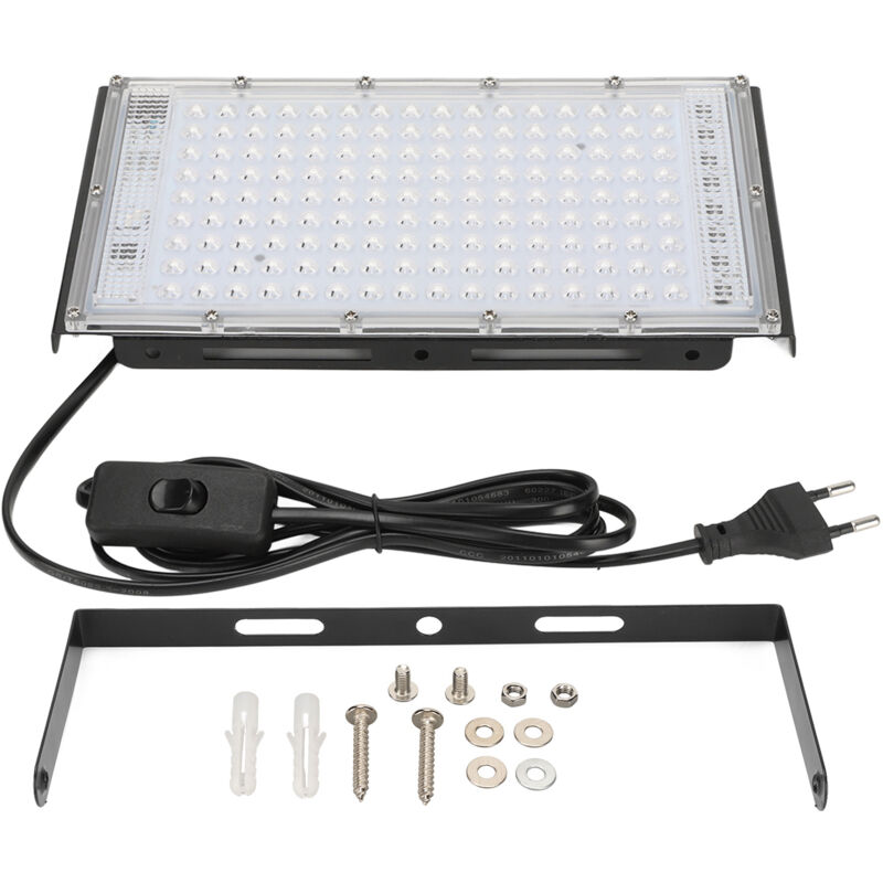 Lampes de Culture pour Plantes d'intérieur,200 w led à Spectre Complet, IP65 étanche 144 Perles de Lampe led Grow Light, Panneau quantique à économie