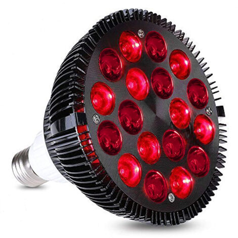 Lampe à LED Rouge 54W, Thérapie Lumineuse 660nm et 850nm Infrarouge