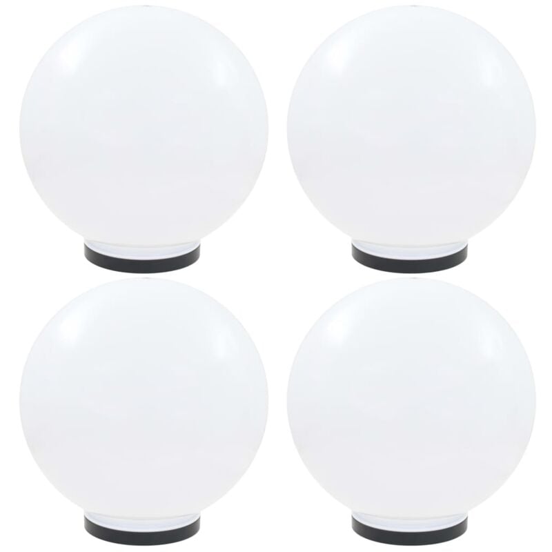 Vidaxl - Lampes à led sous forme de boule 4 pcs Sphérique 40 cm pmma
