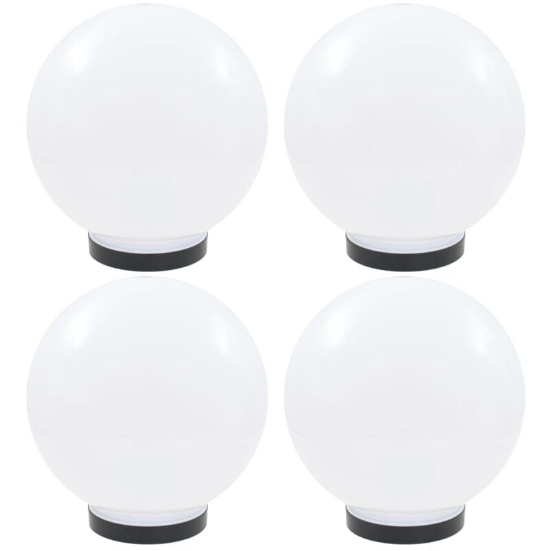 Vidaxl - Lampes à led sous forme de boule 4 pcs Sphérique 25 cm pmma