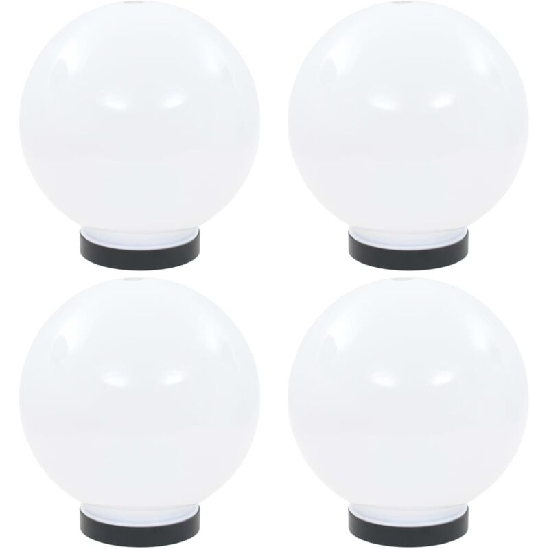 Vidaxl - Lampes à led sous forme de boule 4 pcs Sphérique 20 cm pmma