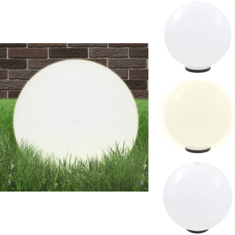 Vidaxl - Lampe à led sous forme de boule Sphérique 50 cm pmma - Lampes Exterieures - Lumieres De Jardin - Lampes Boules - Éclairage Extérieur