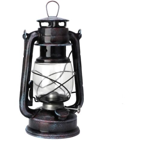 Lampe à pétrole - KIMISS - Vintage - Fer forgé - 24 cm - Haute luminosité