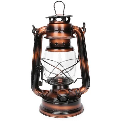 Lampe à pétrole rétro, lanterne de grange, ornement en bronze pour pub, auberge, éclairage extérieur, décoration intérieure