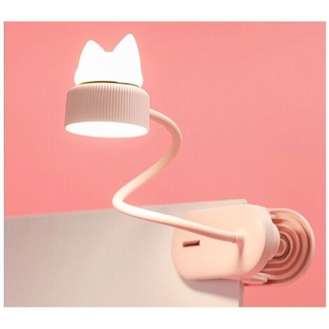 LAMPE A PINCE flexible avec Veilleuse CATLIGHT Original/Avec batterie rechargeable par USB/Liseuse LED & Lampe de lecture pour