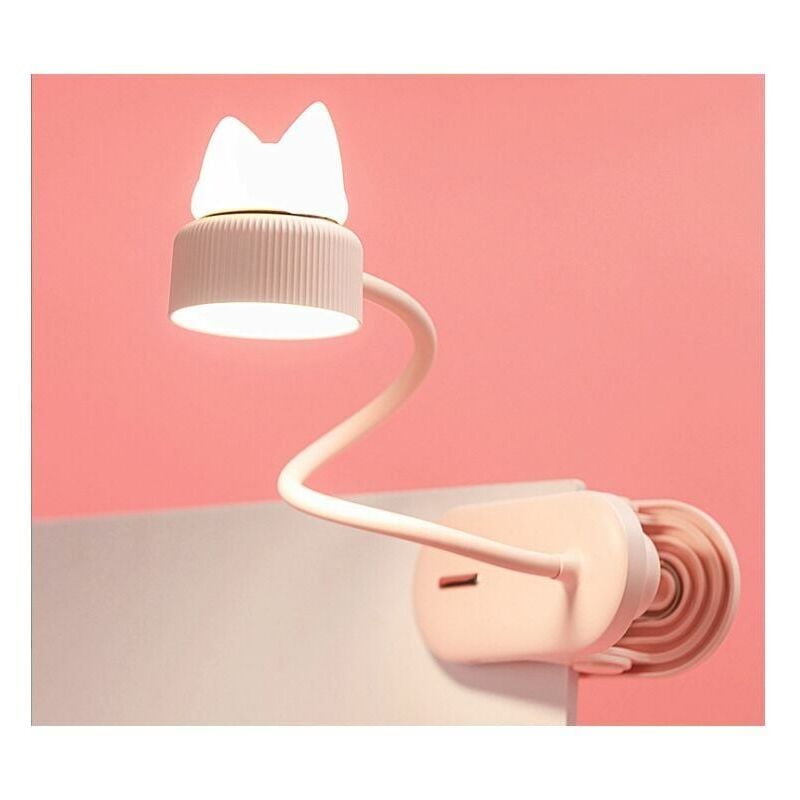 Ensoleille - lampe a pince flexible avec Veilleuse Original/Avec batterie rechargeable par USB/Liseuse led & Lampe de lecture pour bureau, lit,