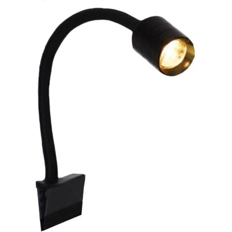 Lampe à pince rotative pour aquarium, petite lampe USB, clip noir