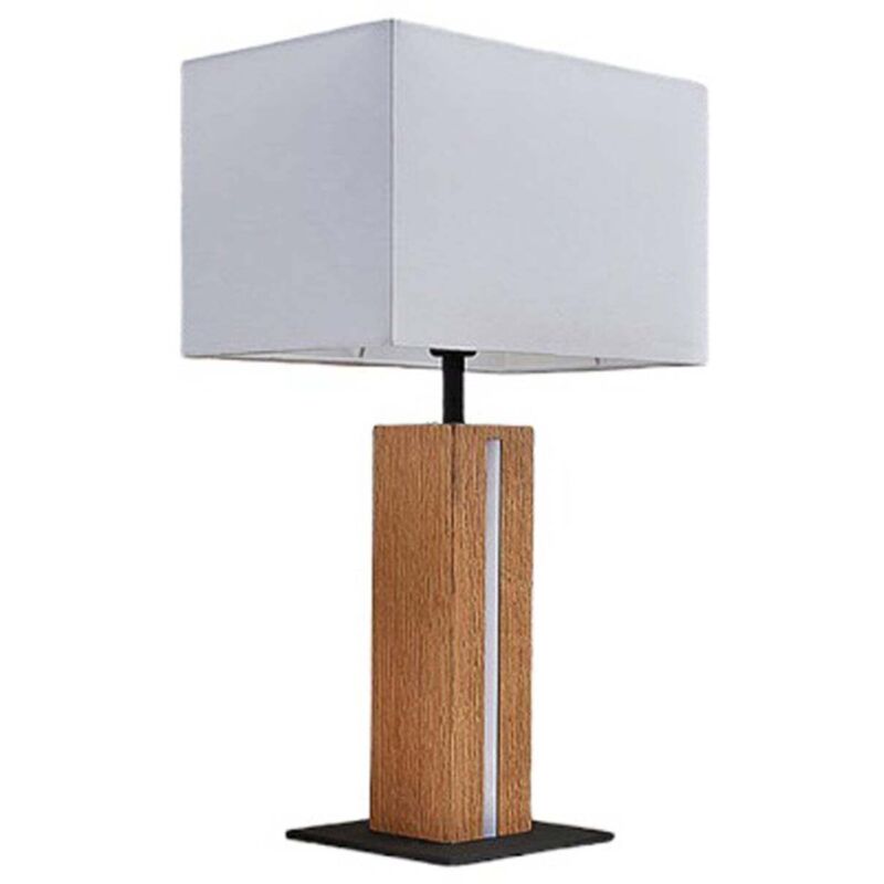 Lindby - Lampe à poser à intensité variable 'Garry' en textile pour salon & salle à manger