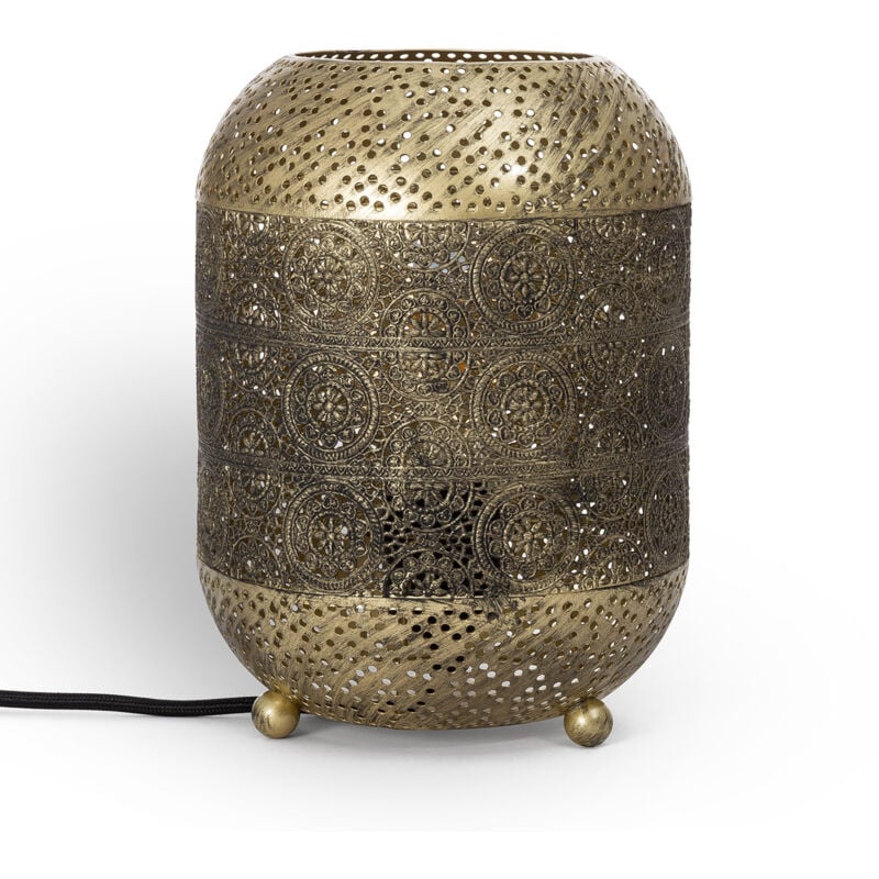 Lampe à Poser Métal Aerba Doré