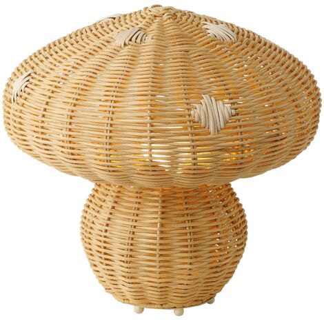 Lampe à poser ALLIE  Rotin Nature (marron), H.28.8 - IP20 - E27 /Nordlux Intérieur