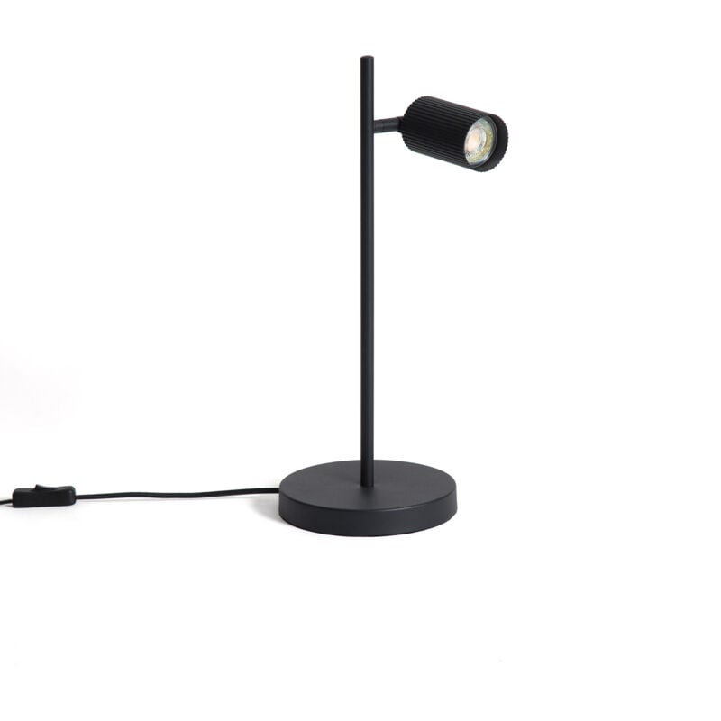 Ledkia - Lampe à Poser Aluminium Aritz Noir