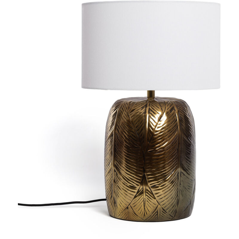 Lampe à Poser Aluminium Sahitya ILUZZIA Blanc Lampe à Poser Aluminium Sahitya ILUZZIA Blanc