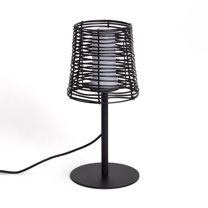 Lampe à Poser Extérieure Asha Noir