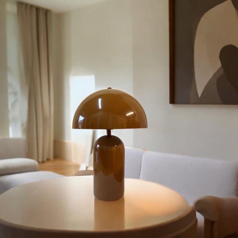 Lampe à poser Atomic métal brun