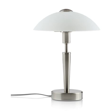 Lampe à poser (Avec variateur d'intensité tactile) à intensité variable 'Salut' en métal pour salon & salle à manger