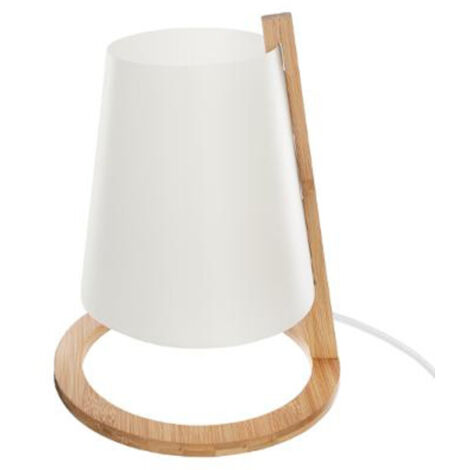Lampe à Poser "Bambou" 26cm Naturel
