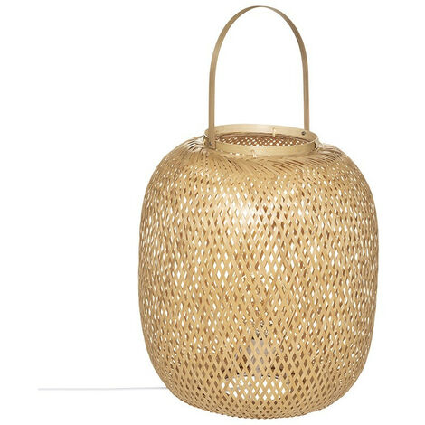 Lampe à poser bambou Lesia H45 Atmosphera