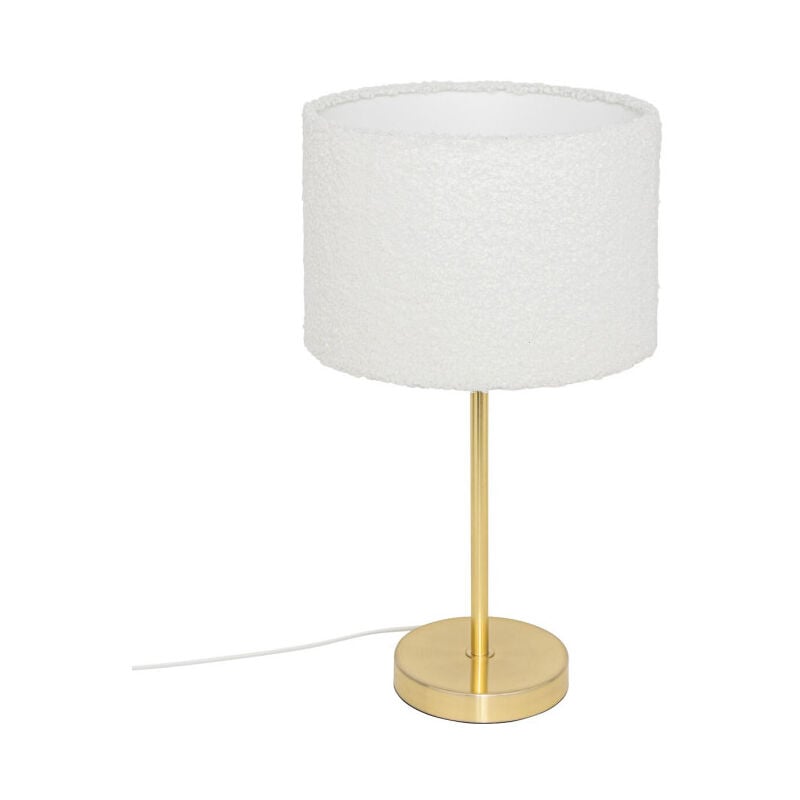 Atmosphera - Lampe à Poser Bouclette 'Tina' 49cm Or