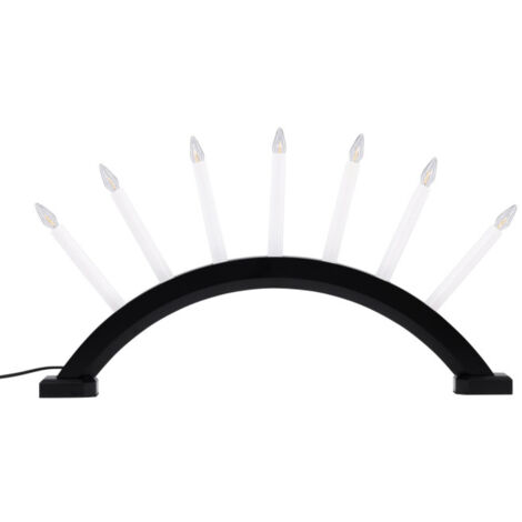 Lampe à Poser Bougeoir Design "Kebnekaise" 55cm Noir