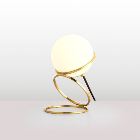 Lampe à poser boule en verre "Ruth"
