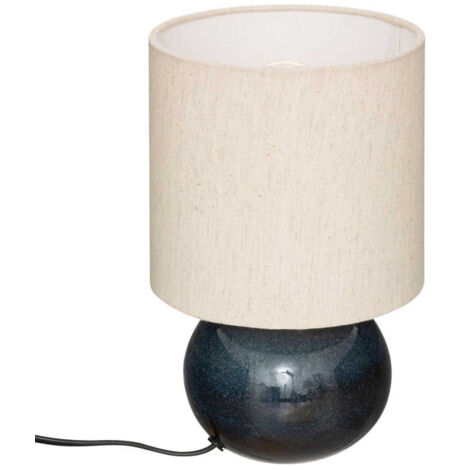 Lampe à Poser Boule "Gaia" 28cm Bleu