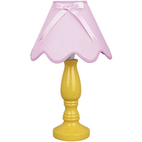 Lampe à poser Candellux LOLA céramique E27 41cm rose