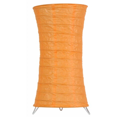 Lampe à poser Candellux TAI orange métal/papier E27