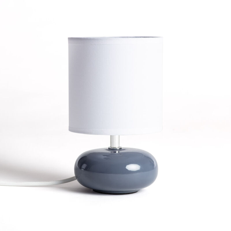 Efectoled - Lampe à Poser Céramique Ava Bleu marine