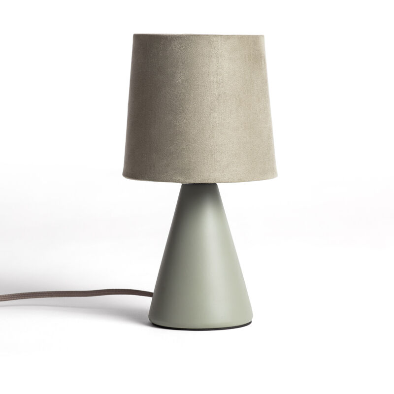 Efectoled - Lampe à Poser Céramique Artzai Vert olive