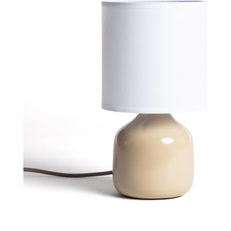 Efectoled - Lampe à Poser Céramique Maya Camel