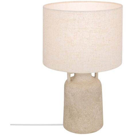 Lampe à poser champignon secteur Gibus gris H45,5cm - Atmosphera créateur d'intérieur