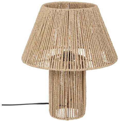 Lampe à Poser Corde "Adria" 38cm Beige