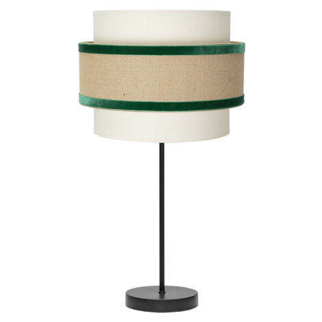 Lampe à poser de Gr. Cornalina 1xe27 Beige/vert 30d