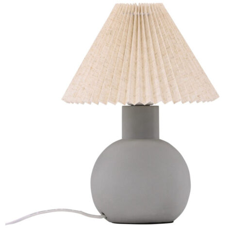 Lampe à Poser Déco "Alvsborg" 37cm Gris