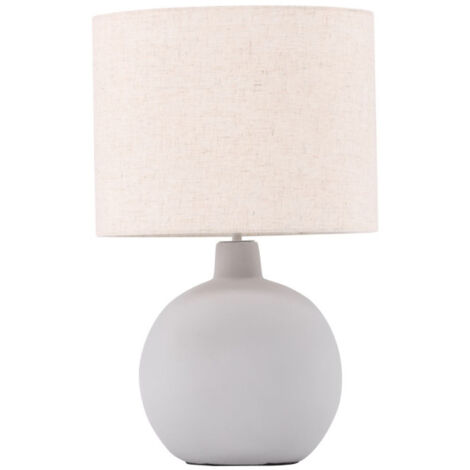 Lampe à Poser Déco "Torcello" 51cm Gris